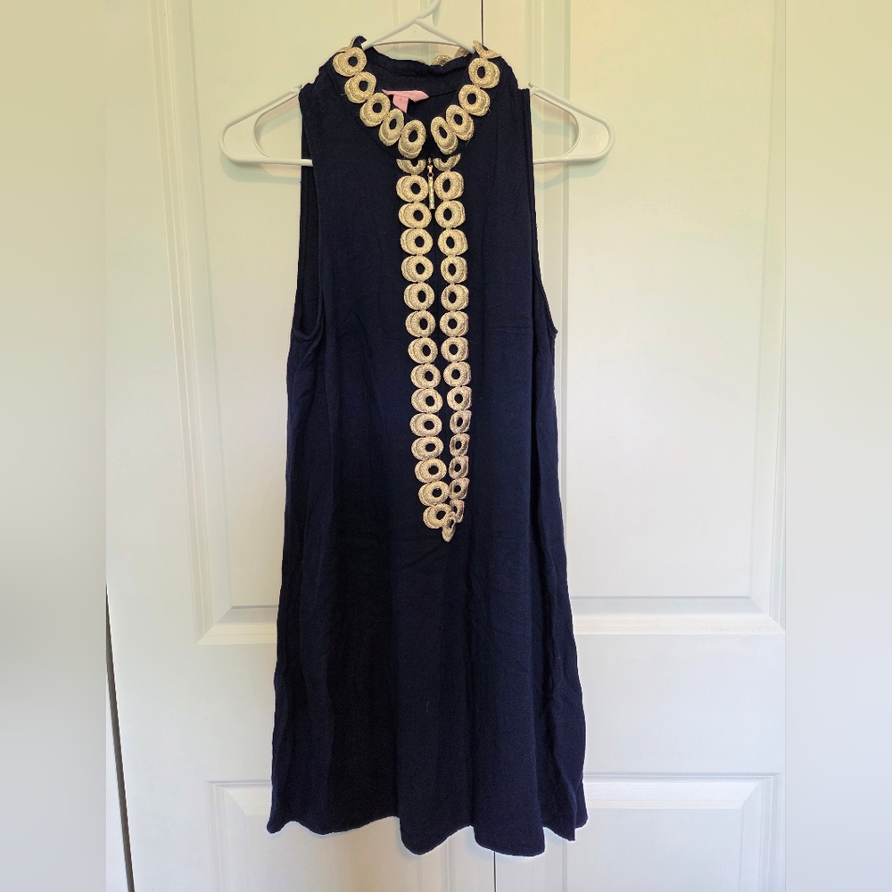 Lilly Pultizer Navy Tunic Dress